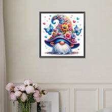 Load image into Gallery viewer, Diamond Painting - Full Square - butterfly flower gnome (30*30CM)