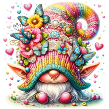Load image into Gallery viewer, Diamond Painting - Full Square - butterfly flower gnome (30*30CM)