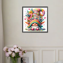Load image into Gallery viewer, Diamond Painting - Full Square - butterfly flower gnome (30*30CM)