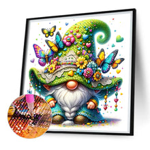 Load image into Gallery viewer, Diamond Painting - Full Square - butterfly flower gnome (30*30CM)