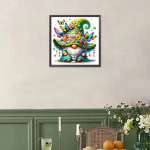 Load image into Gallery viewer, Diamond Painting - Full Square - butterfly flower gnome (30*30CM)