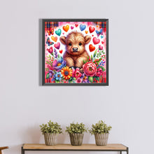 Load image into Gallery viewer, Diamond Painting - Full Round - Love flower consumption cow (40*40CM)