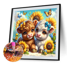 Load image into Gallery viewer, Diamond Painting - Full Round - Sunflower consumes cow (40*40CM)