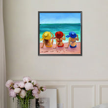 Load image into Gallery viewer, Diamond Painting - Full Square - beach house (30*30CM)