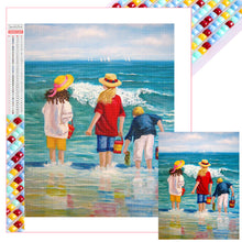 Load image into Gallery viewer, Diamond Painting - Full Square - catch the sea (30*40CM)
