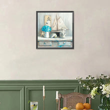 Load image into Gallery viewer, Diamond Painting - Full Square - ocean sailing boat (30*30CM)