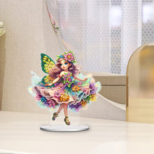 Load image into Gallery viewer, Acrylic Dance Girl 5D DIY Diamond Art Kits Diamond Painting Desktop Ornament Kit