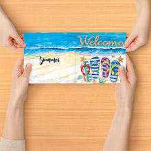 Load image into Gallery viewer, 8Pcs Special Shape Summer Beach Diamond Art Greeting Cards Gifts for Kids Adults