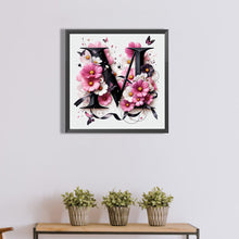 Load image into Gallery viewer, Diamond Painting - Full Round - Daisy letter M (40*40CM)