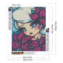 Load image into Gallery viewer, Diamond Painting - Full Round - girl (40*50CM)