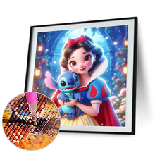Load image into Gallery viewer, Diamond Painting - Full Round - Stitch and Snow White (40*40CM)