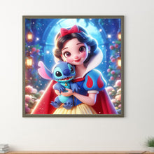 Load image into Gallery viewer, Diamond Painting - Full Round - Stitch and Snow White (40*40CM)