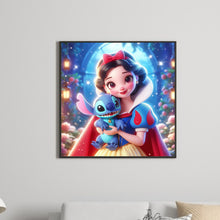 Load image into Gallery viewer, Diamond Painting - Full Round - Stitch and Snow White (40*40CM)