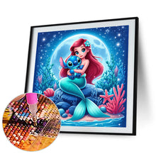 Load image into Gallery viewer, Diamond Painting - Full Round - Stitch and Princess Ariel (40*40CM)