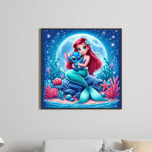 Load image into Gallery viewer, Diamond Painting - Full Round - Stitch and Princess Ariel (40*40CM)