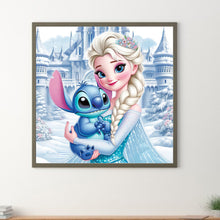 Load image into Gallery viewer, Diamond Painting - Full Round - Stitch and Princess Elsa (40*40CM)