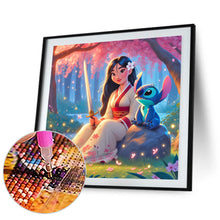 Load image into Gallery viewer, Diamond Painting - Full Round - Stitch and Princess Mulan (40*40CM)
