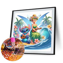 Load image into Gallery viewer, Diamond Painting - Full Round - Stitch and Princess Tinker Bell (40*40CM)