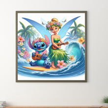 Load image into Gallery viewer, Diamond Painting - Full Round - Stitch and Princess Tinker Bell (40*40CM)