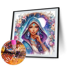 Load image into Gallery viewer, Diamond Painting - Full Round - Princess Pocahontas with headscarf (40*40CM)