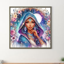 Load image into Gallery viewer, Diamond Painting - Full Round - Princess Pocahontas with headscarf (40*40CM)