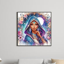 Load image into Gallery viewer, Diamond Painting - Full Round - Princess Pocahontas with headscarf (40*40CM)