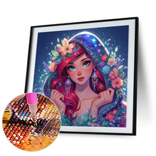 Load image into Gallery viewer, Diamond Painting - Full Round - hijab princess ariel (40*40CM)