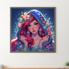 Load image into Gallery viewer, Diamond Painting - Full Round - hijab princess ariel (40*40CM)