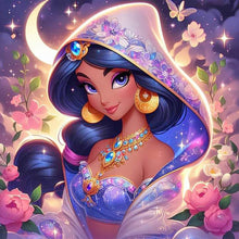 Load image into Gallery viewer, Diamond Painting - Full Round - turban princess jasmine (40*40CM)