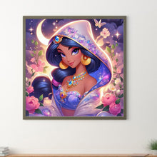 Load image into Gallery viewer, Diamond Painting - Full Round - turban princess jasmine (40*40CM)