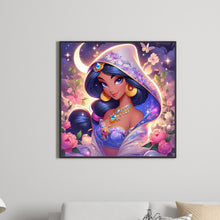 Load image into Gallery viewer, Diamond Painting - Full Round - turban princess jasmine (40*40CM)