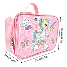 Load image into Gallery viewer, Cartoon Unicorn 5D DIY Diamond Painting Makeup Bag Rhinestone Zipper Handbag