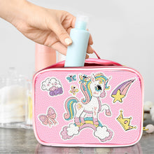 Load image into Gallery viewer, Cartoon Unicorn 5D DIY Diamond Painting Makeup Bag Rhinestone Zipper Handbag