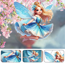 Load image into Gallery viewer, Acrylic Special Shaped Elf Girl Diamond Painting Hanging Decorations Home Decor