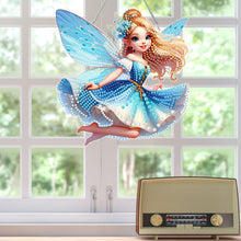 Load image into Gallery viewer, Acrylic Special Shaped Elf Girl Diamond Painting Hanging Decorations Home Decor