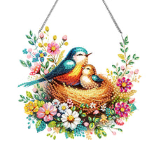 Load image into Gallery viewer, Acrylic Special Shaped Bird Family Hanging Diamond Art Kits Bedroom Decoration