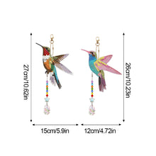 Load image into Gallery viewer, Suncatcher Hummingbird Diamond Painting Hanging Sign Double Sided (SMDZ301)