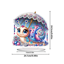 Load image into Gallery viewer, PVC Round Special Shaped Umbrella Snail Diamond Painting Desktop Decorations