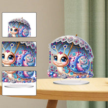 Load image into Gallery viewer, PVC Round Special Shaped Umbrella Snail Diamond Painting Desktop Decorations