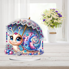 Load image into Gallery viewer, PVC Round Special Shaped Umbrella Snail Diamond Painting Desktop Decorations