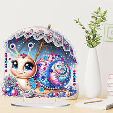 Load image into Gallery viewer, PVC Round Special Shaped Umbrella Snail Diamond Painting Desktop Decorations