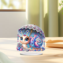 Load image into Gallery viewer, PVC Round Special Shaped Umbrella Snail Diamond Painting Desktop Decorations