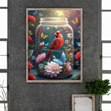 Load image into Gallery viewer, Diamond Painting - Full Round - Birds in glass bottles (30*40CM)