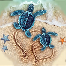 Load image into Gallery viewer, AB Diamond Painting - Full Round - sea turtle (45*45CM)
