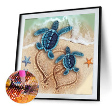 Load image into Gallery viewer, AB Diamond Painting - Full Round - sea turtle (45*45CM)