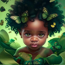 Load image into Gallery viewer, Diamond Painting - Full Round - butterfly fairy girl (30*30CM)