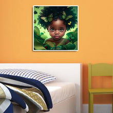 Load image into Gallery viewer, Diamond Painting - Full Round - butterfly fairy girl (30*30CM)
