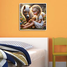 Load image into Gallery viewer, Diamond Painting - Full Round - farm girl (30*30CM)