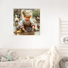 Load image into Gallery viewer, Diamond Painting - Full Round - farm girl (30*30CM)