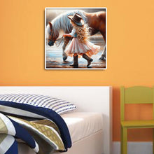 Load image into Gallery viewer, Diamond Painting - Full Round - cowgirl (30*30CM)